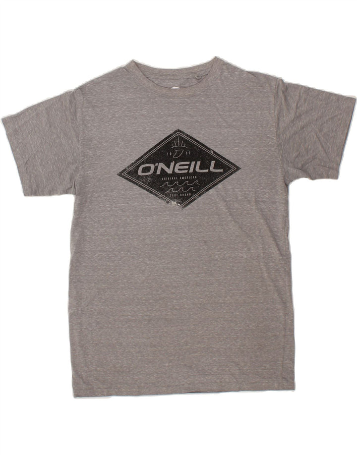 O'NEILL Mens Graphic T-Shirt Top Medium Grey Flecked Cotton Vintage O'Neill and Second-Hand O'Neill from Messina Hembry 