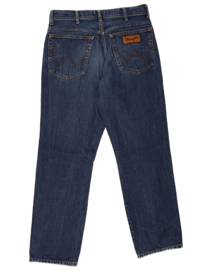 Jeans dritti da uomo Wrangler W32 L30 cotone blu