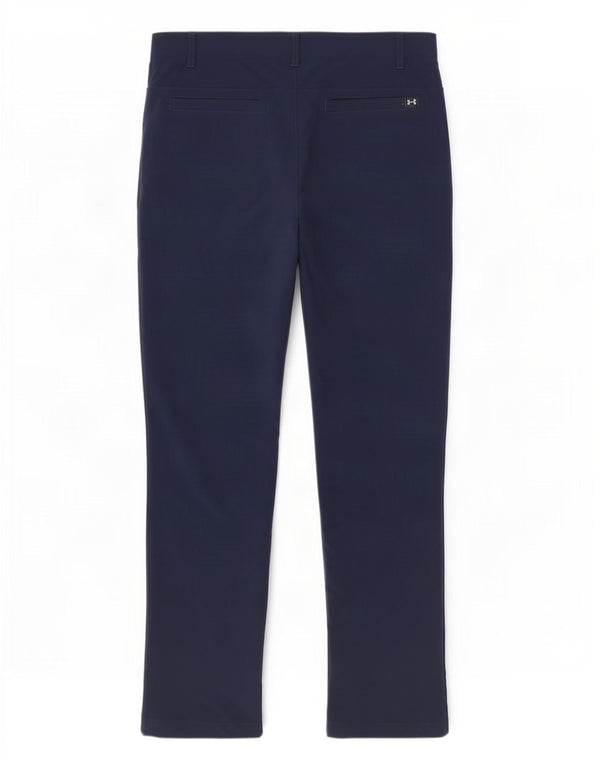 Pantaloni chino dritti da uomo Under Armour W33 L32 nylon blu navy