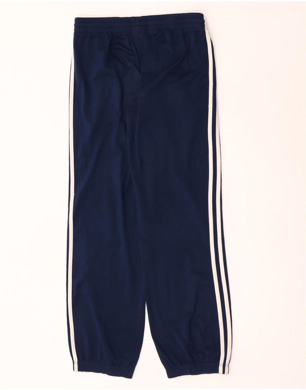 Pantaloni da tuta da ragazzo Adidas Joggers 12-13 anni in poliestere blu navy