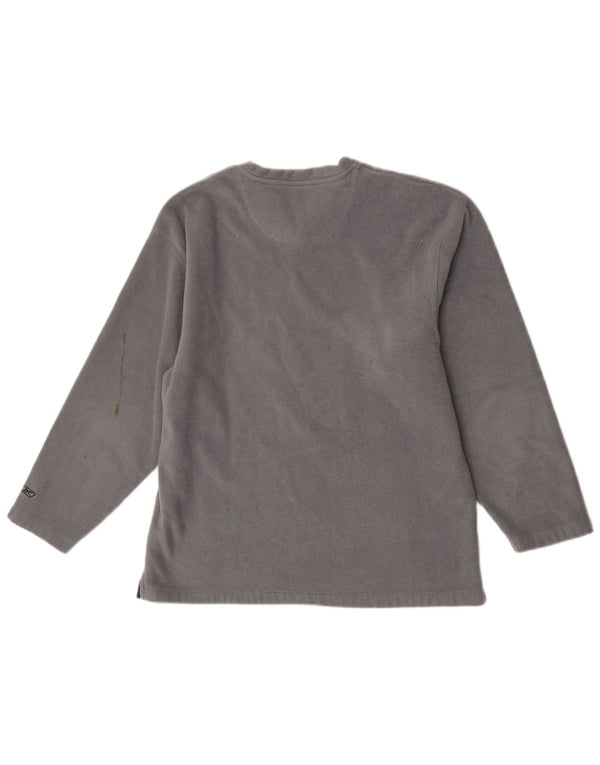 Maglione in pile da uomo Reebok Large grigio poliestere