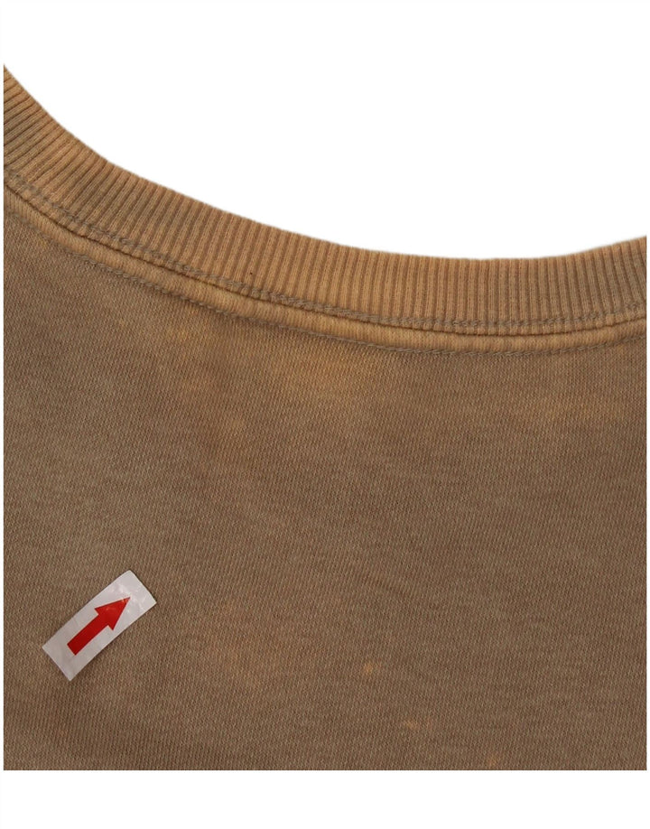 Felpa da uomo ADIDAS maglione cotone beige medio