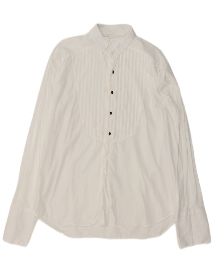 Camicia formale da uomo Ingram XL in cotone bianco