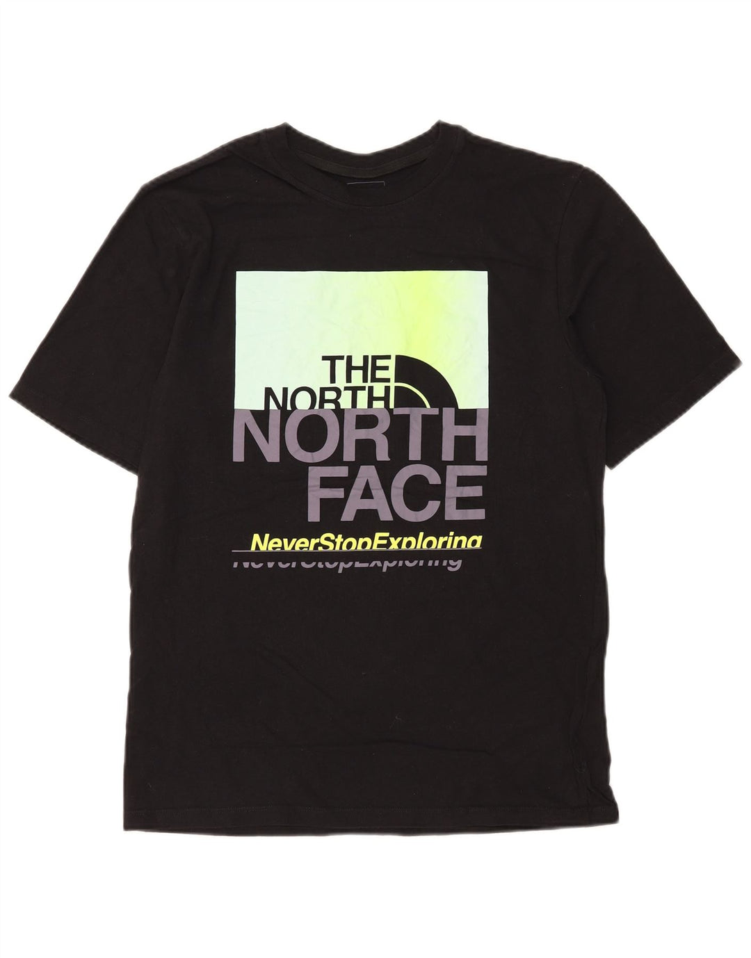 T-shirt grafica da uomo The North Face Top in cotone nero medio