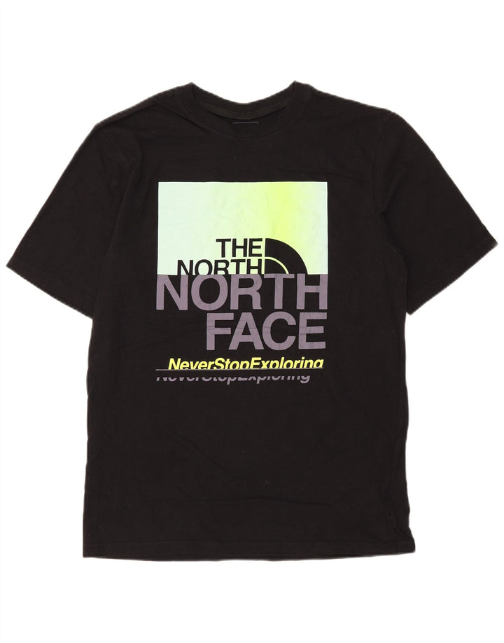 T-shirt grafica da uomo The North Face Top in cotone nero medio