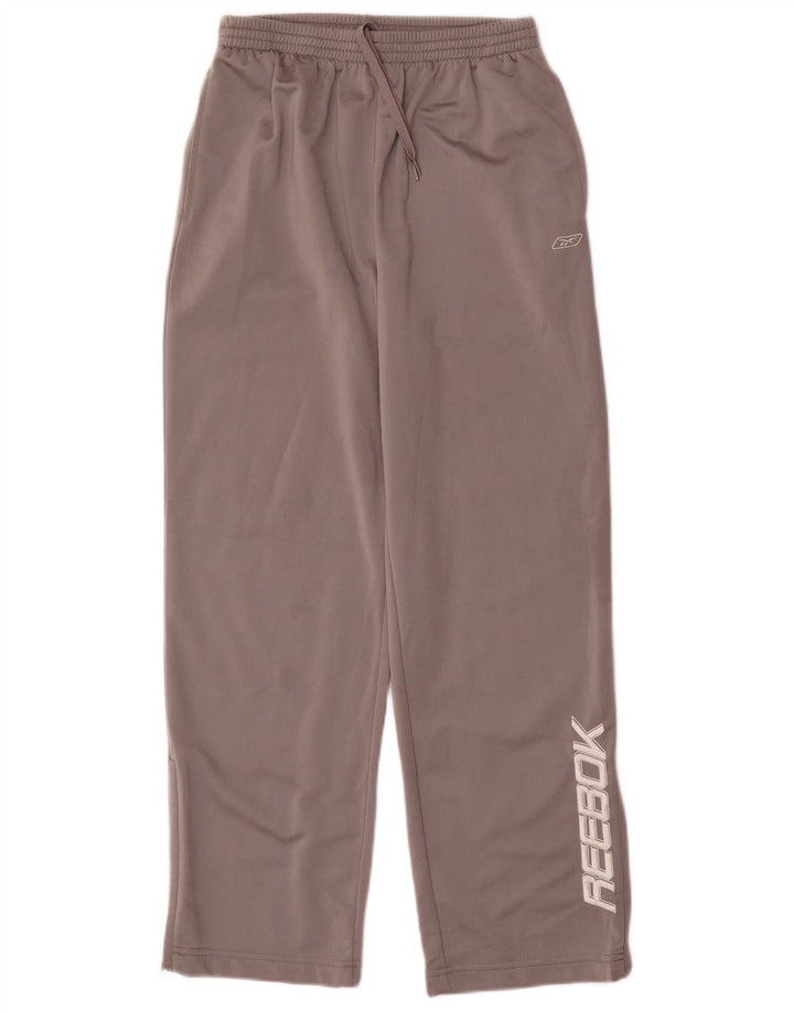 Pantaloni da tuta con grafica Reebok da ragazzo 13-14 anni in poliestere grigio