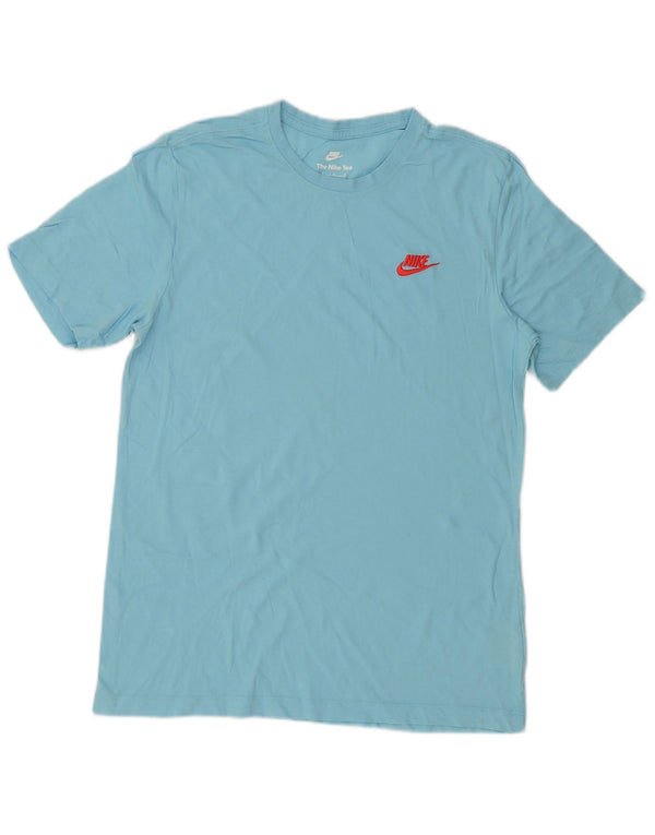 T-shirt da donna Nike Top UK 14 cotone blu medio