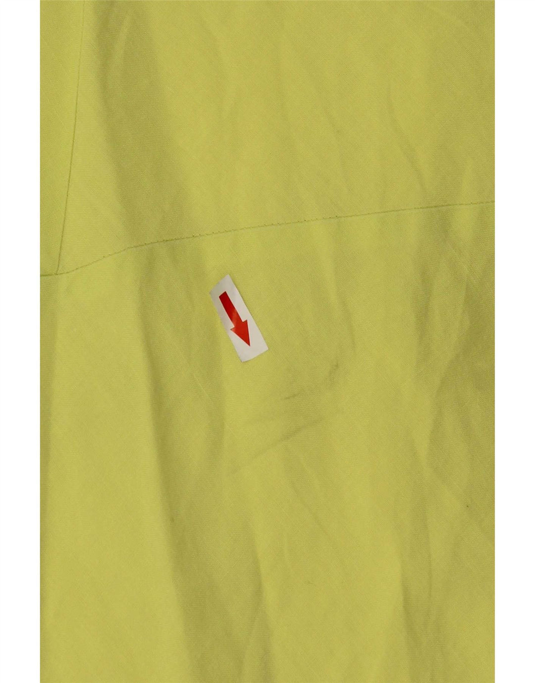 Vestito estivo regolare da donna Benetton UK 12 giallo medio