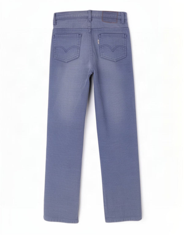 Pantaloni dritti in velluto a coste da donna Levi's W25 L27 Blu