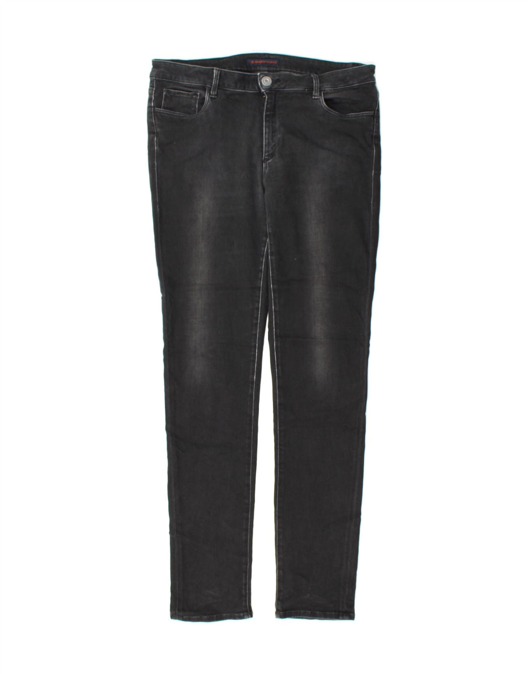 TRUSSARDI Womens Slim Jeans W34 L34 Black Vintage Trussardi and Second-Hand Trussardi from Messina Hembry 