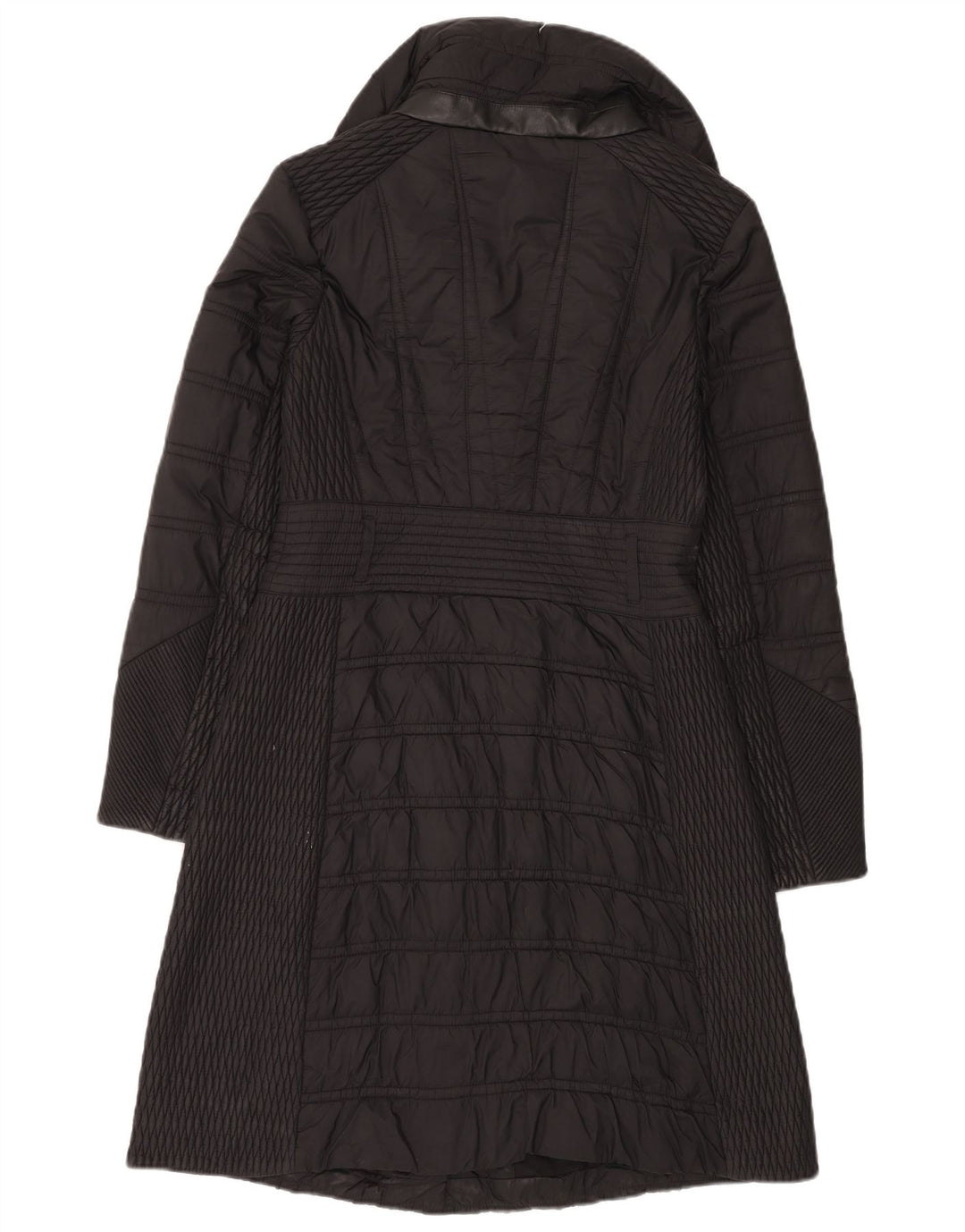 Cappotto imbottito da uomo Karen Millen UK 10 Small Nero in poliammide