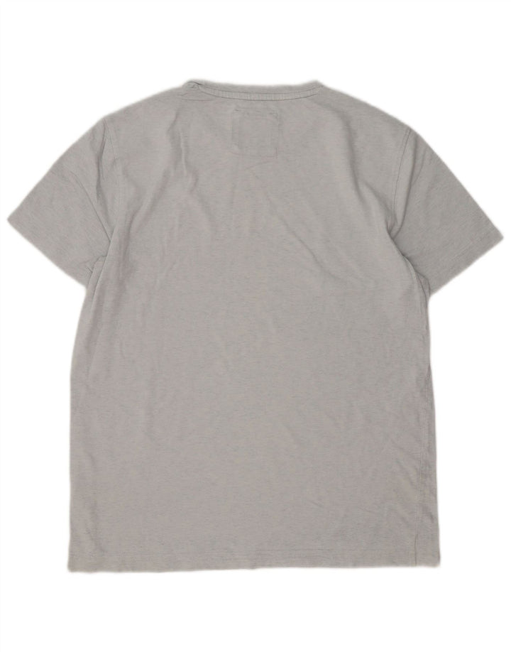 Crew Clothing T-shirt da uomo Top in cotone grigio medio