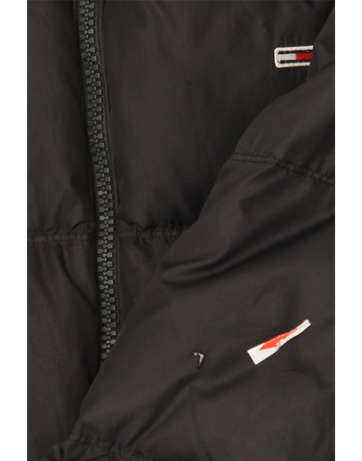 Giacca imbottita da uomo Tommy Hilfiger UK 40 grande poliestere nero