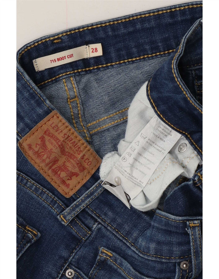Jeans Levi's 715 Bootcut da donna W28 L28 in cotone blu
