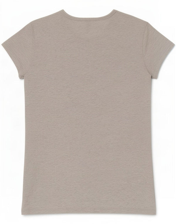 T-shirt grafica per ragazze Benetton Top 11-12 anni 2XL Cotone mélange grigio