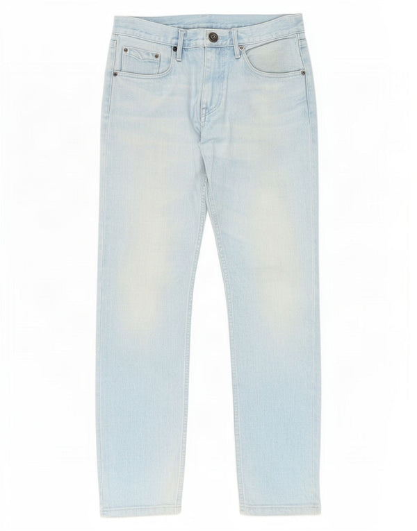 Jeans dritti da uomo Burberry W30 L32 cotone blu
