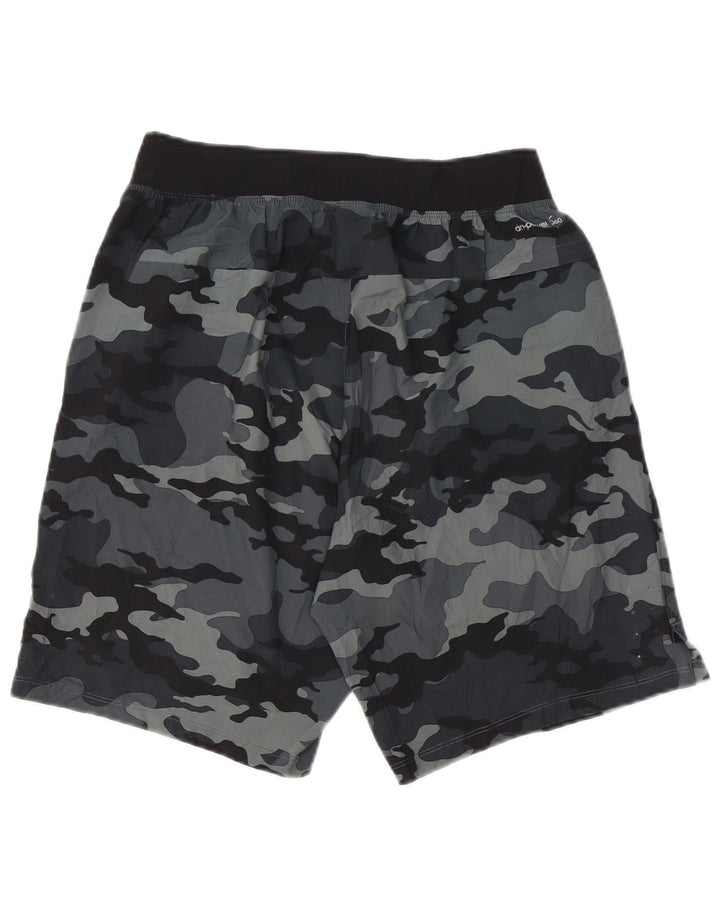 Pantaloncini sportivi da uomo RUSSELL ATHLETIC piccoli in poliestere mimetico grigio