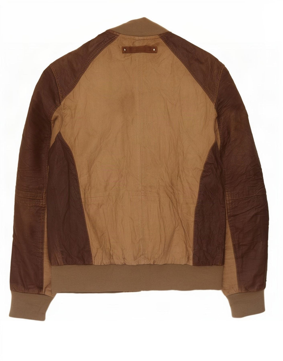 Giacca in Pelle Donna OVS IT 48 Marrone Medio Colourblock