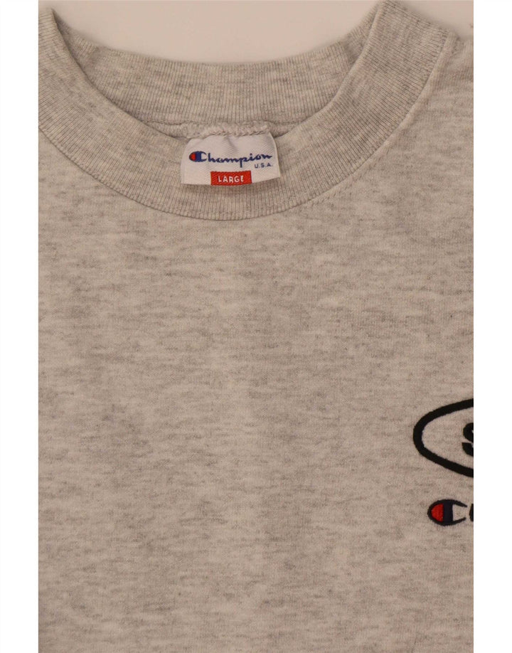 Felpa oversize da donna Champion UK 16 Large Grey Flecked