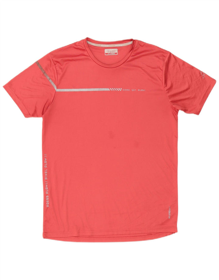 T-shirt da uomo Kappa Top XL rossa in poliestere