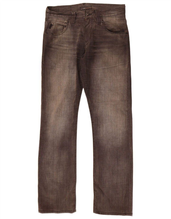 Jeans dritti da uomo Lee Clark W32 L34 cotone grigio