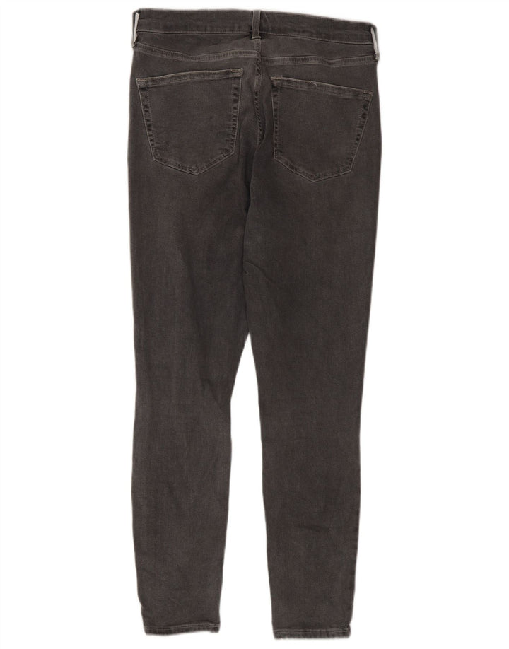 Jeans slim invecchiati da donna Topshop W30 L26 cotone grigio