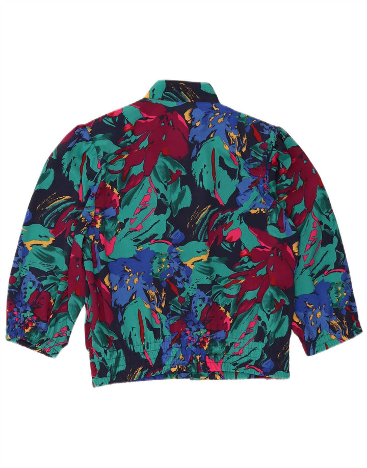 COMMANDER Camicia corta da donna Camicetta EU 42 Grande floreale multicolore