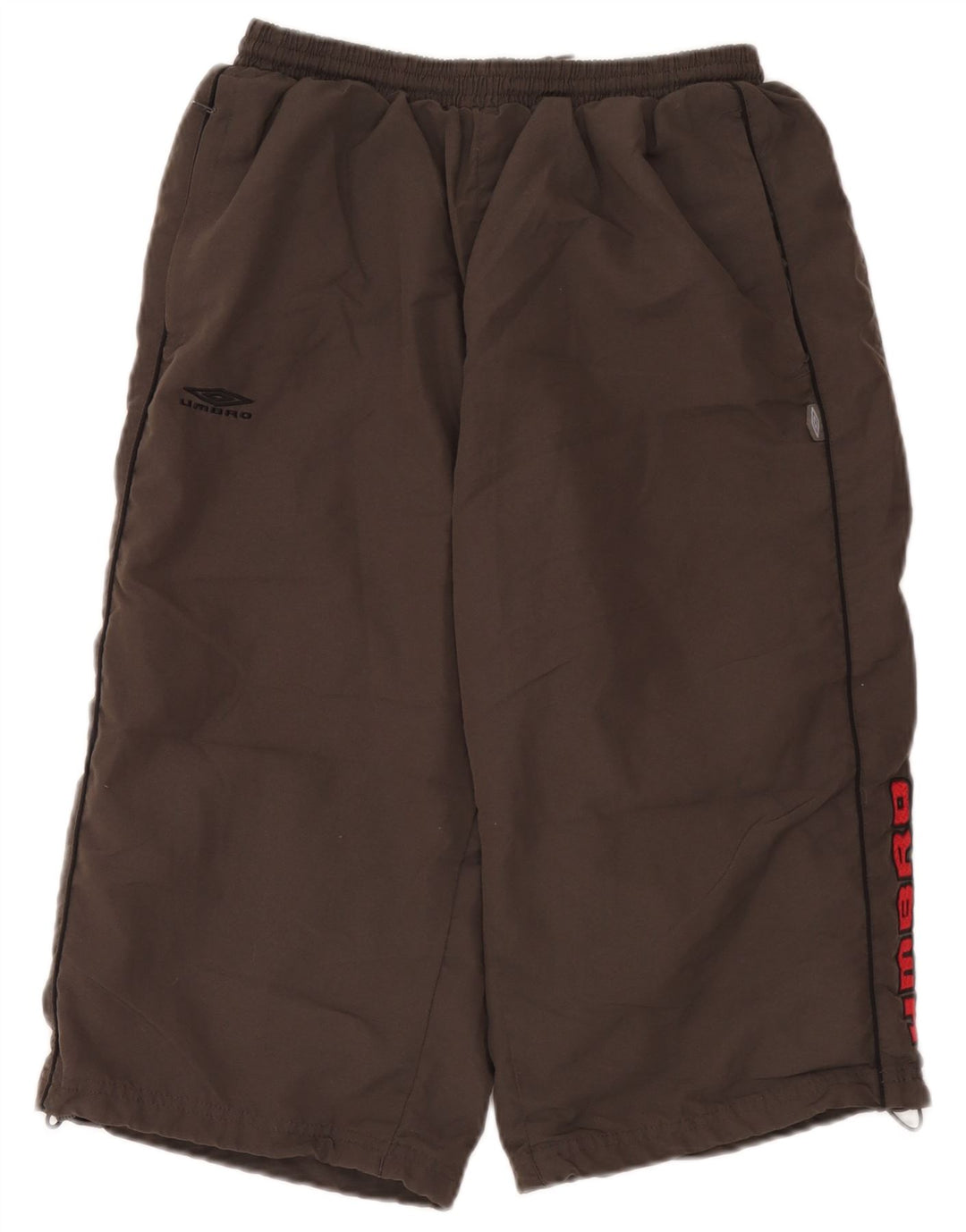 Pantaloncini sportivi Umbro da uomo con grafica Bermuda, grandi, in poliestere grigio