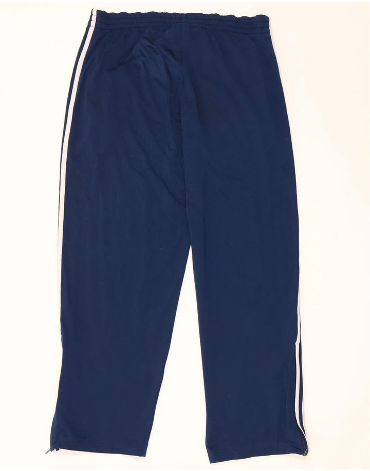 Pantaloni da tuta da uomo Adidas UK 38/40 Poliestere blu navy medio
