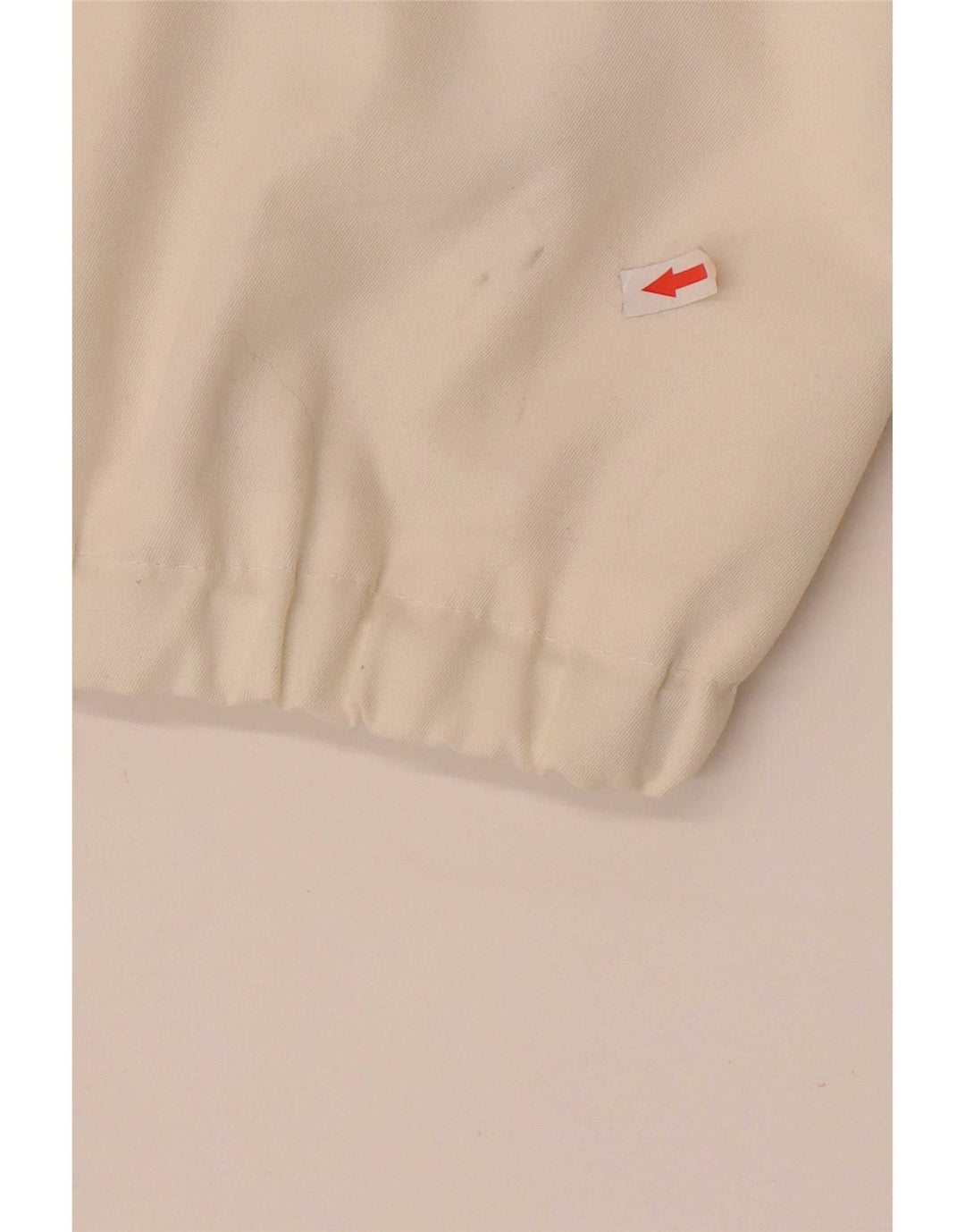 Giubbotto bomber vintage da donna IT 46 Large in poliestere color block bianco