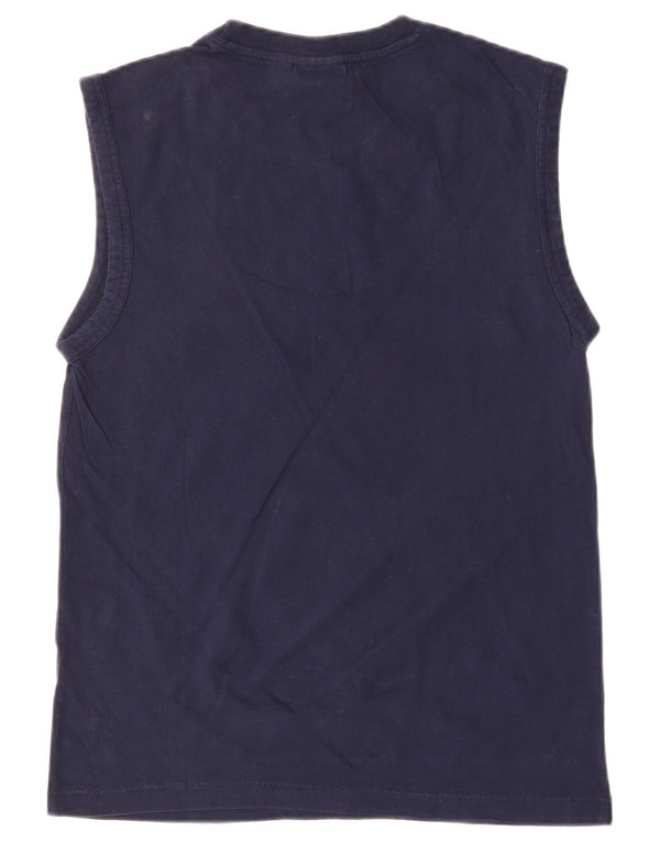 Canotta grafica da donna FILA UK 18 XL cotone blu navy