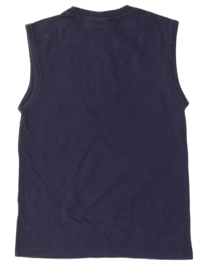 Canotta grafica da donna FILA UK 18 XL cotone blu navy