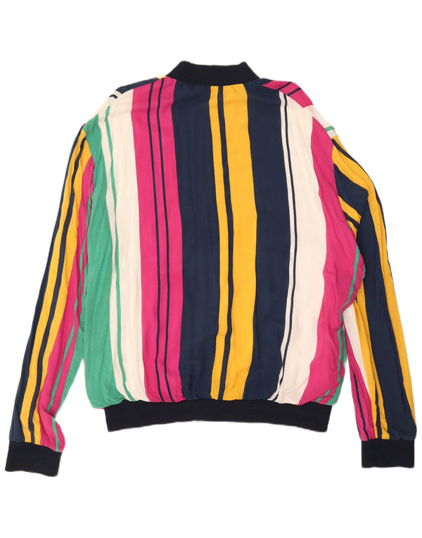 Giubbotto bomber da uomo Zara UK 42 XL a righe multicolore