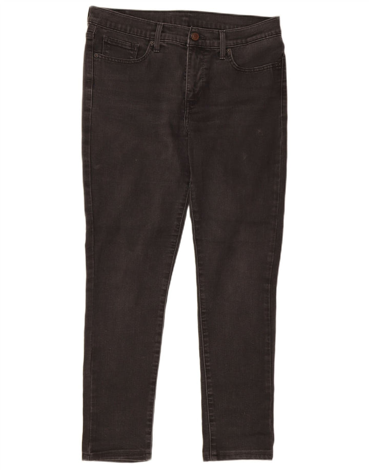 LEVI'S Womens Skinny Jeans W31 L32 Black Cotton