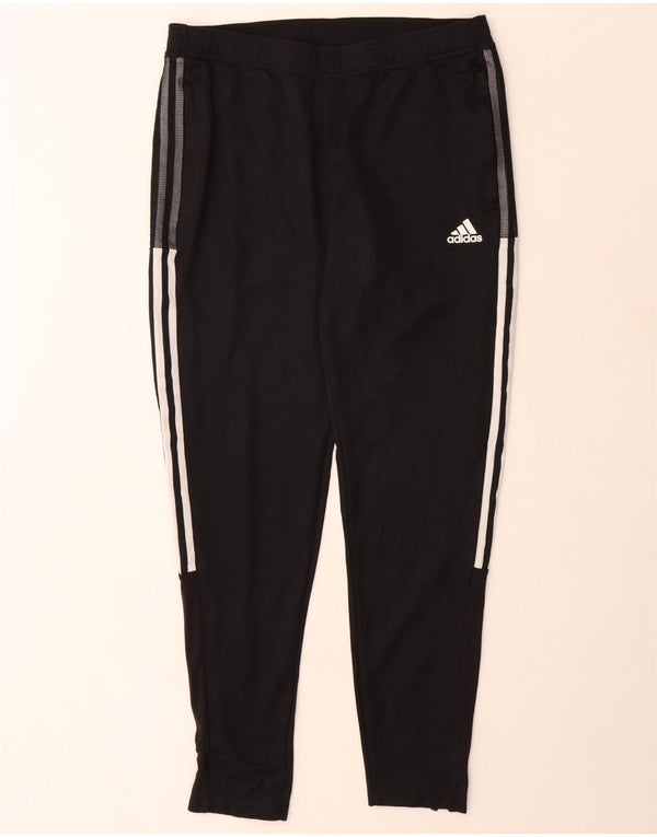 Pantaloni da tuta Adidas Aeroready da donna UK 12/14 Medium Nero Poliestere