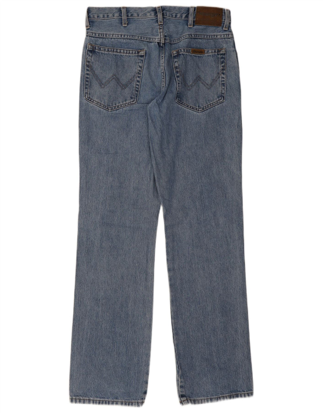 Jeans dritti da uomo Wrangler vestibilità regolare W32 L32 cotone blu
