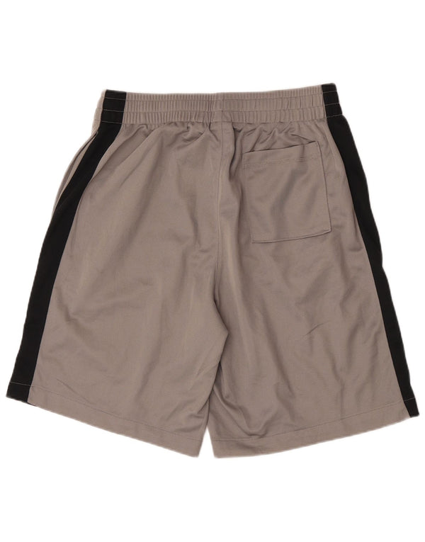 Pantaloncini sportivi Nike da uomo in poliestere grigio medio