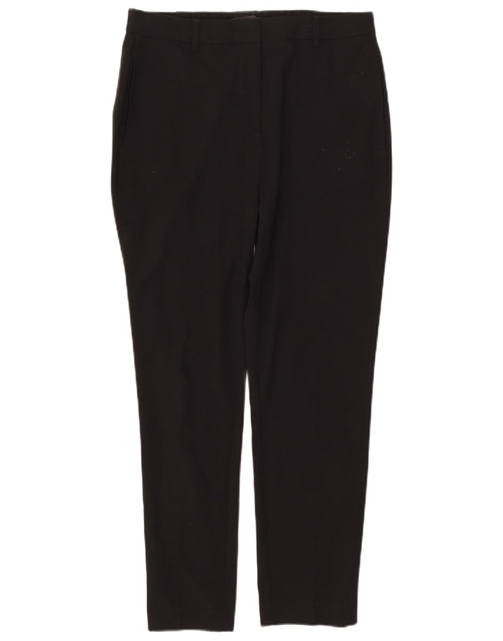 Pantaloni chino slim da donna Marks & Spencer UK 12 medi W31 L26 neri