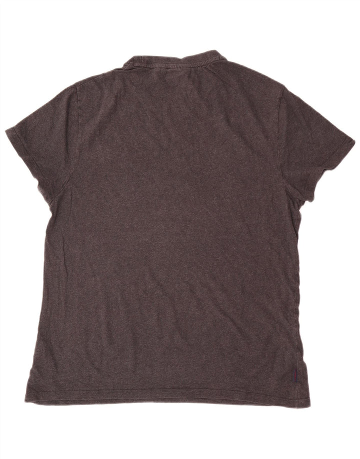 T-shirt grafica da uomo Superdry Top XL in cotone grigio