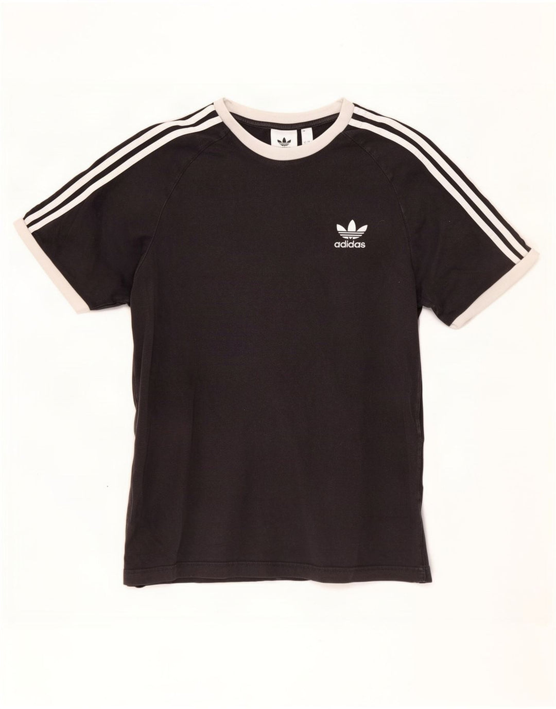 T-shirt Adidas da uomo Top Large in cotone nero