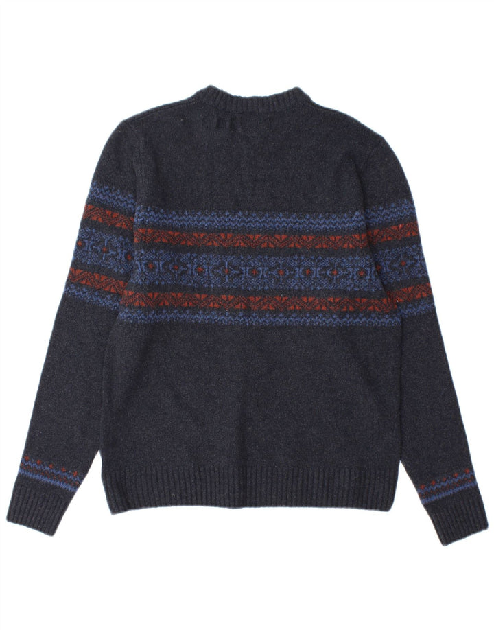 Maglione maglione girocollo da ragazzo Marks & Spencer 13-14 anni piccolo grigio
