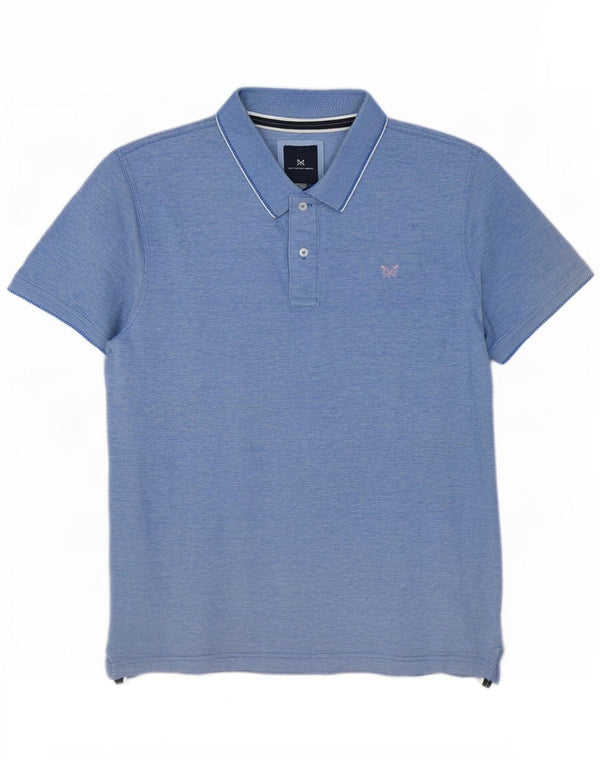 Crew Clothing Mens Polo Shirt 2XL Blue Cotton