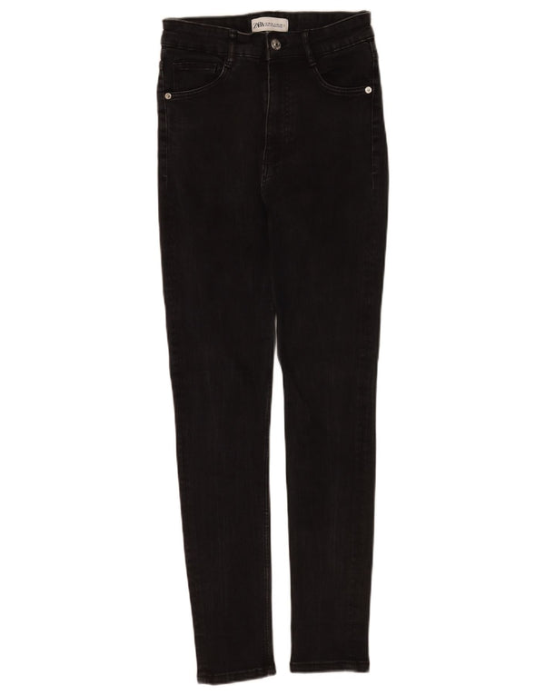 Jeans skinny da donna Zara EU 36 XS W26 L28 Nero