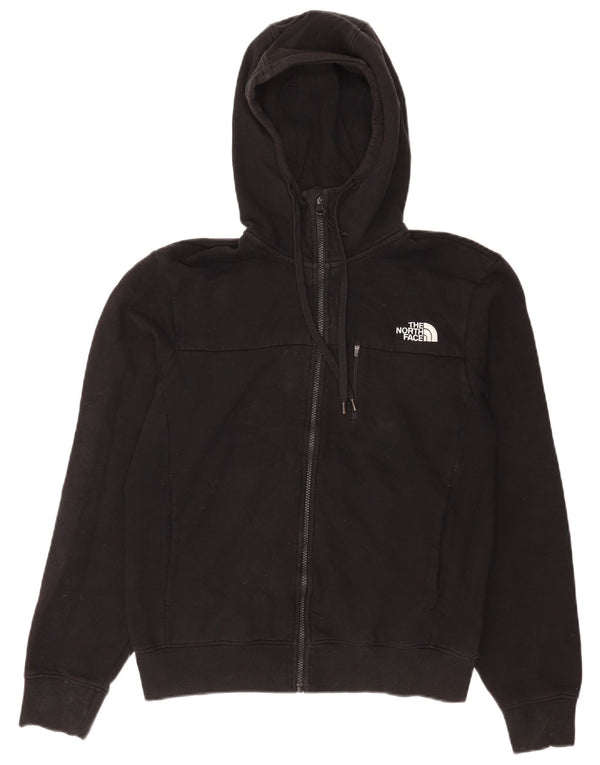 Maglione con cappuccio e zip da uomo The North Face piccolo in cotone nero