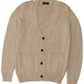 Maglione cardigan da uomo Zara grande acrilico beige