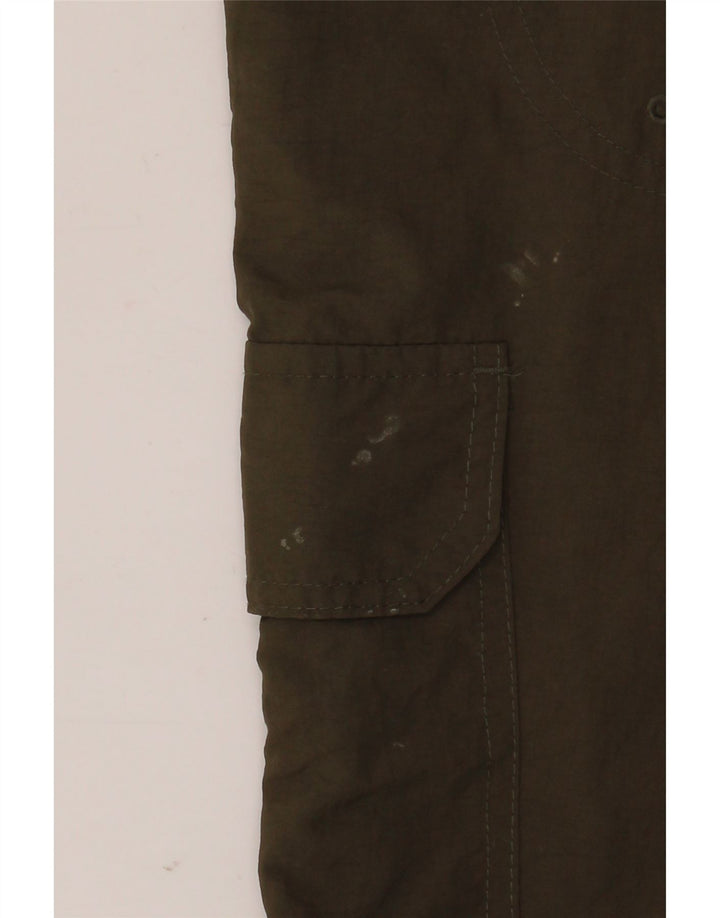 MOUNTAIN WAREHOUSE Pantaloni cargo dritti da uomo W38 L32 nylon kaki