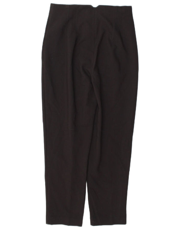 Pantaloni casual affusolati a vita alta da donna Zara piccoli W26 L26 neri