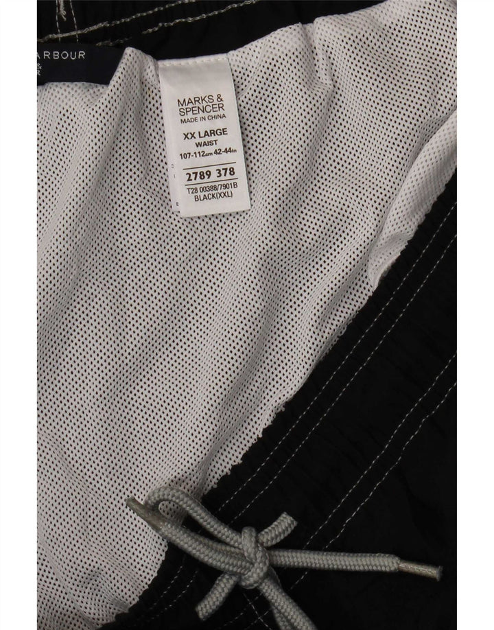 Pantaloncini da bagno da uomo Marks & Spencer 2XL poliestere nero