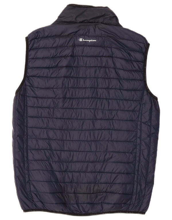Gilet imbottito da uomo Champion UK 42 XL blu navy in poliammide