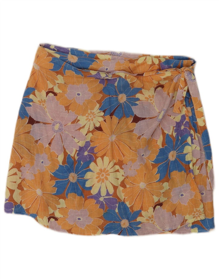 Gonna a portafoglio da donna Rip Curl piccola W26 in cotone floreale multicolore